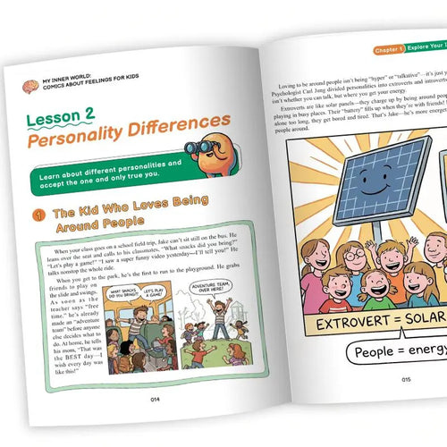 Feelings for Kids: Kids' Comic Guide to Psychology