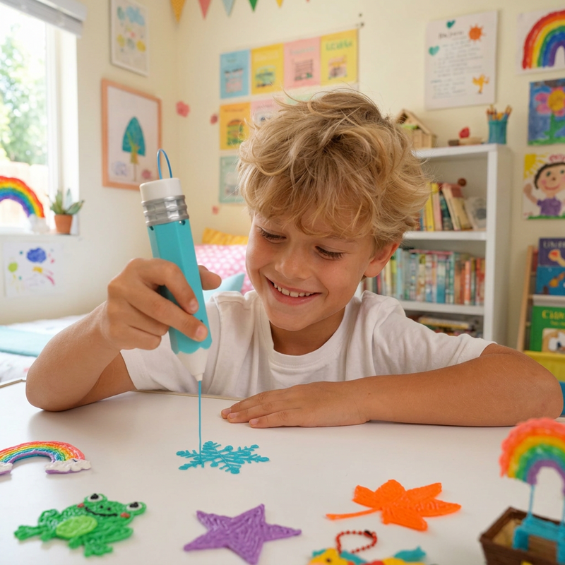 Kids Rechargeable 3D Printing Pen Kit – Build Creativity & Hands-On Skills