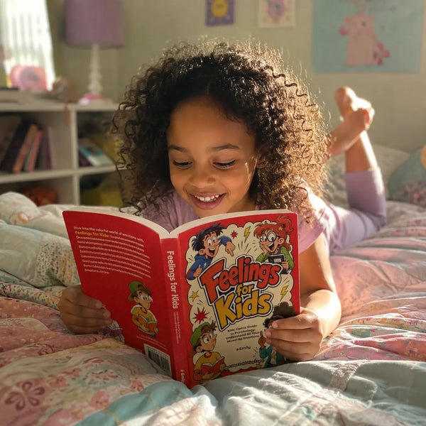 Kids reading Feelings For Kids