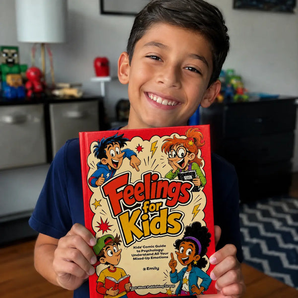 Kids reading Feelings For Kids